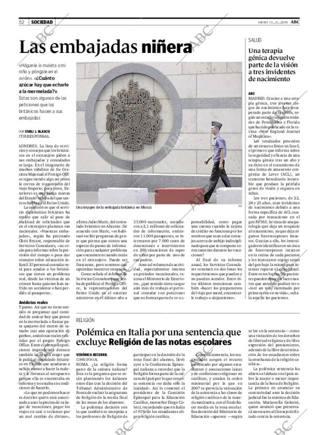 ABC MADRID 13-08-2009 página 52