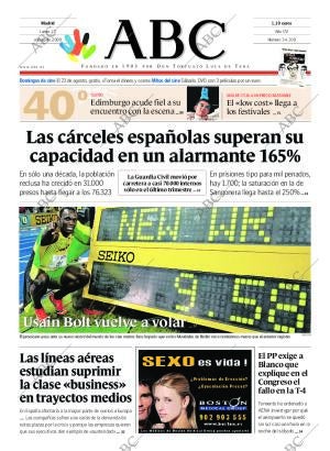 ABC MADRID 17-08-2009 página 1