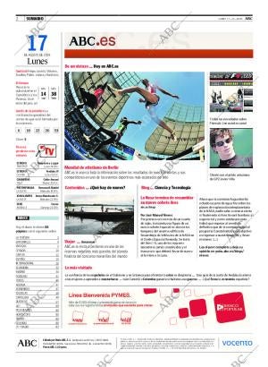 ABC MADRID 17-08-2009 página 2
