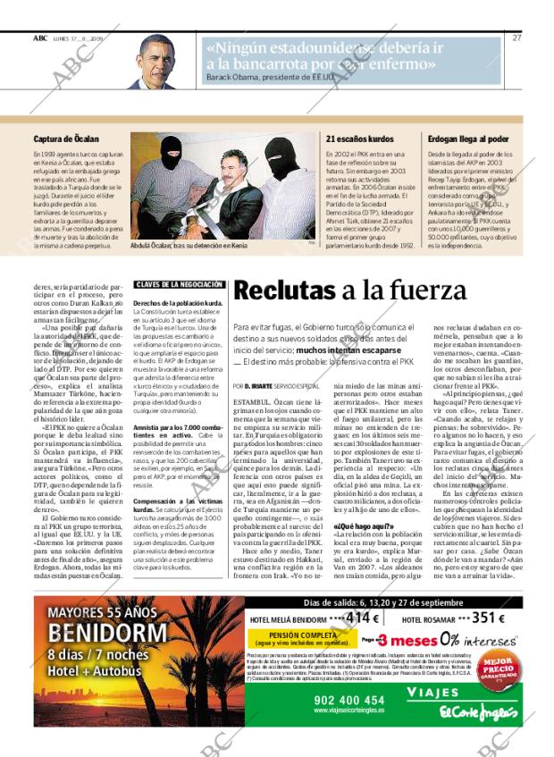 ABC MADRID 17-08-2009 página 27