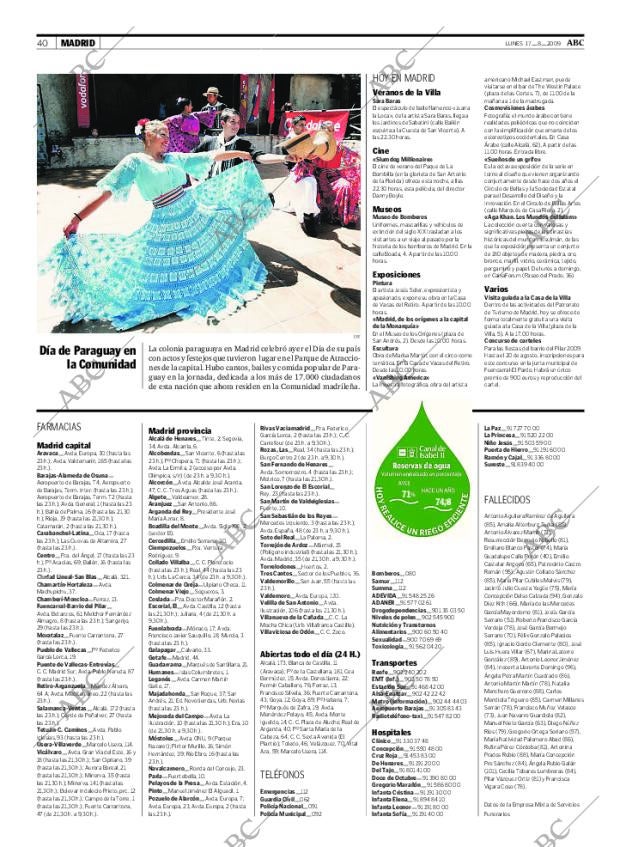 ABC MADRID 17-08-2009 página 40
