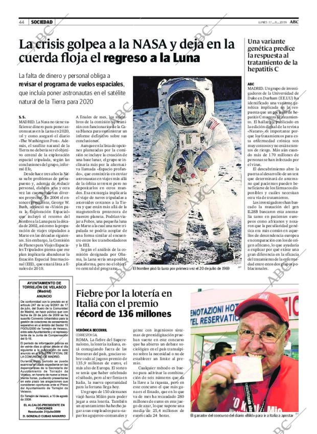 ABC MADRID 17-08-2009 página 44