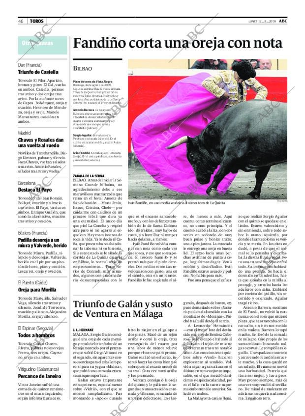 ABC MADRID 17-08-2009 página 46