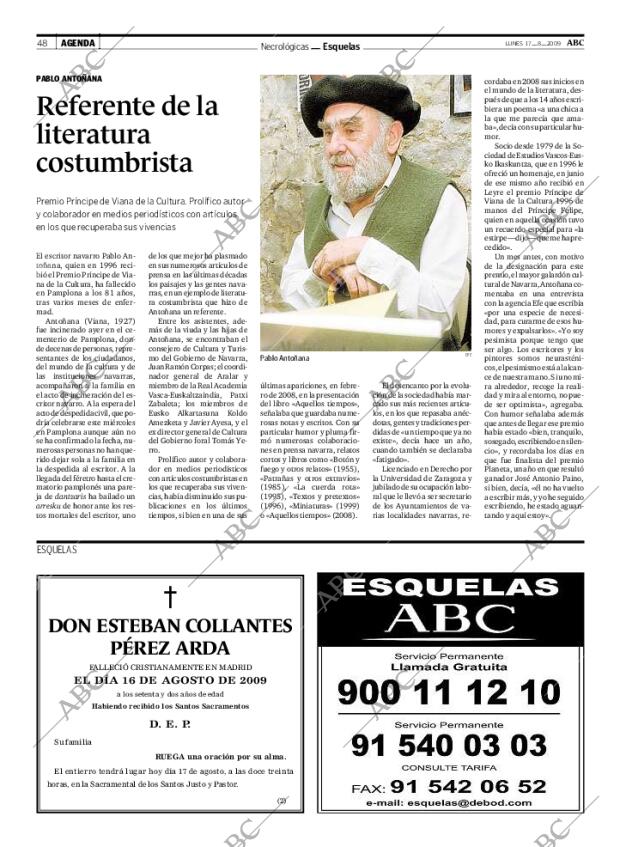 ABC MADRID 17-08-2009 página 48