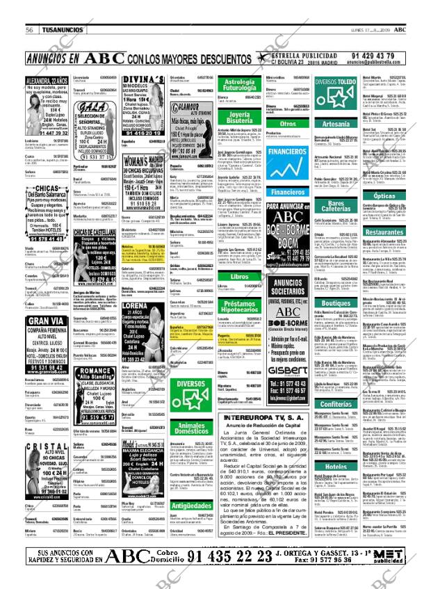 ABC MADRID 17-08-2009 página 56