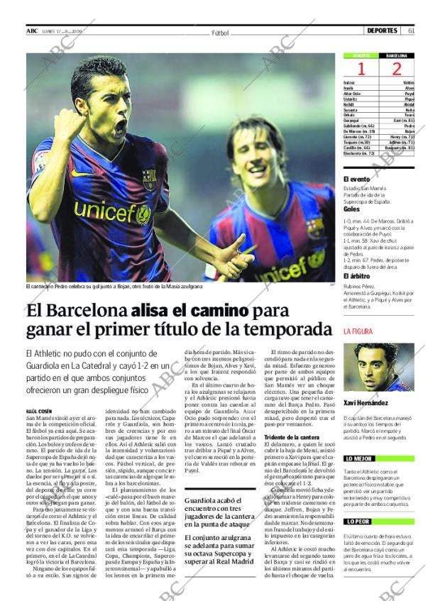 ABC MADRID 17-08-2009 página 61
