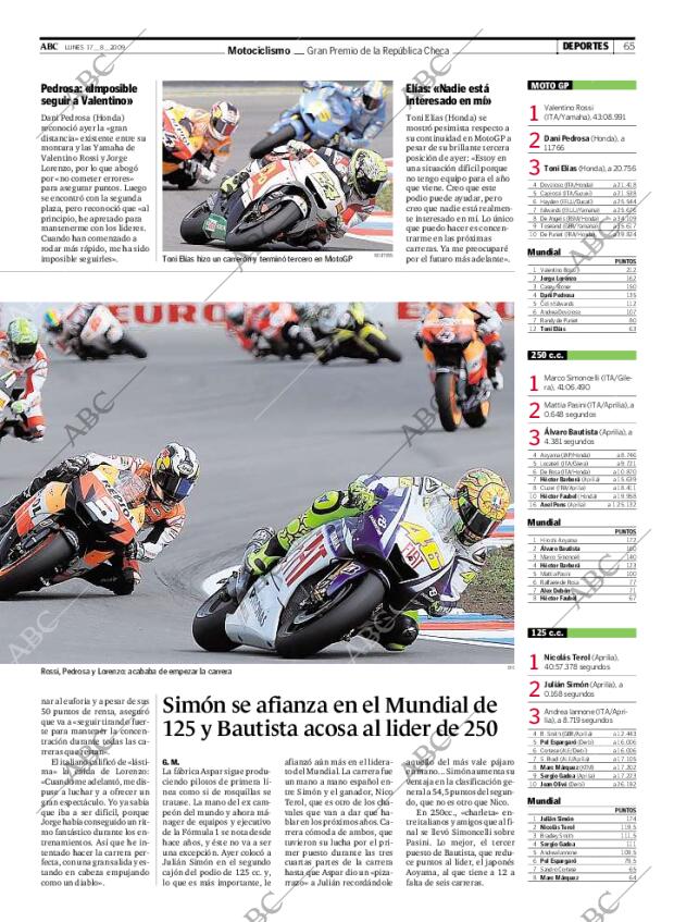 ABC MADRID 17-08-2009 página 65