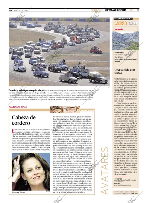 ABC MADRID 17-08-2009 página 77