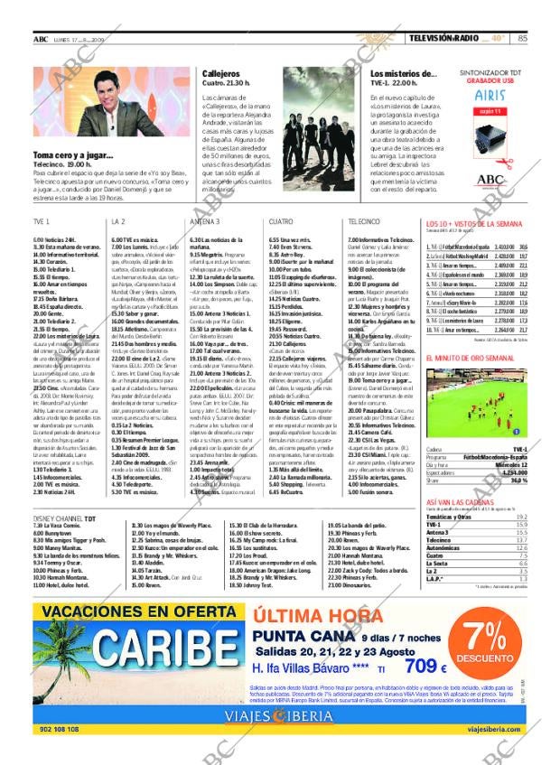 ABC MADRID 17-08-2009 página 85