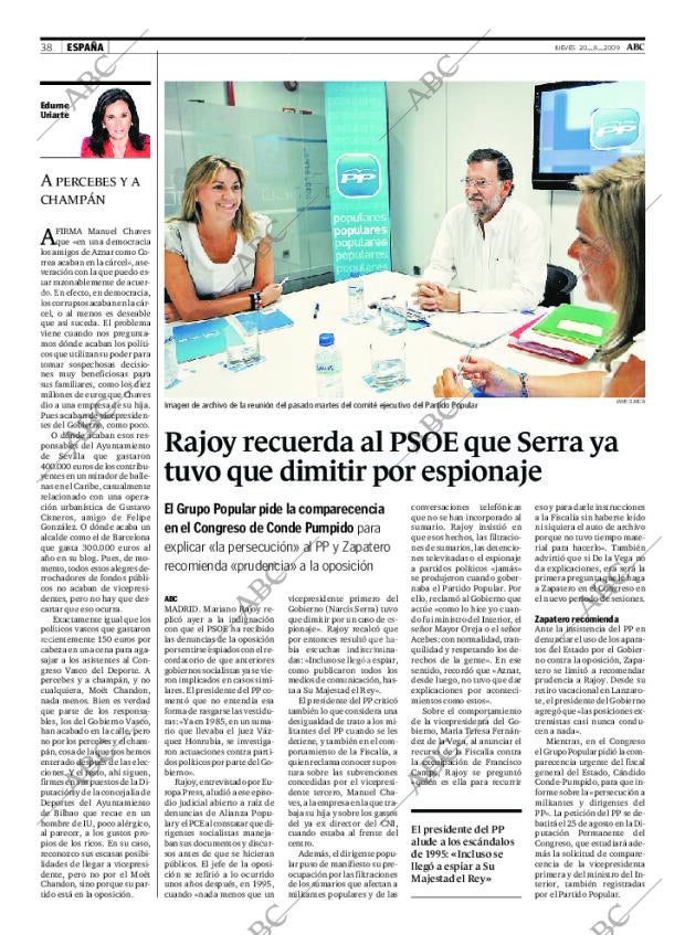 ABC SEVILLA 20-08-2009 página 38