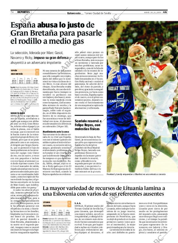 ABC SEVILLA 20-08-2009 página 74