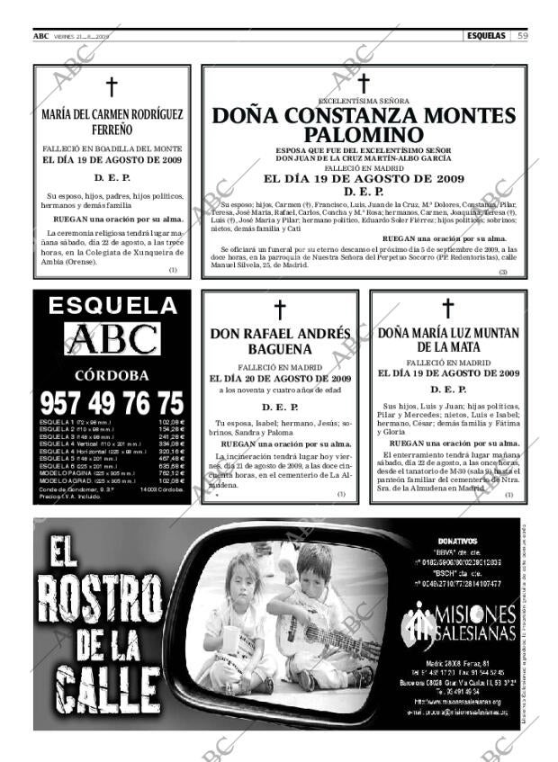 ABC CORDOBA 21-08-2009 página 59