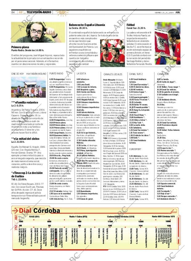 ABC CORDOBA 21-08-2009 página 84