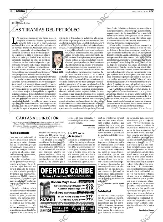 ABC MADRID 21-08-2009 página 12