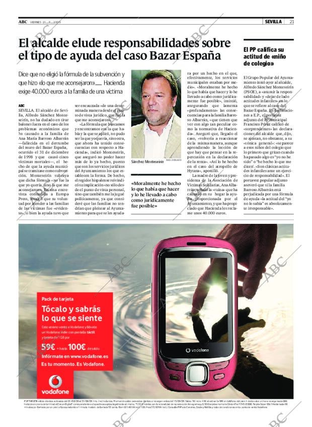 ABC SEVILLA 21-08-2009 página 21