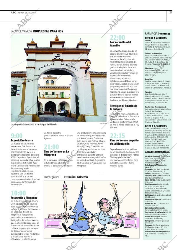 ABC SEVILLA 21-08-2009 página 27