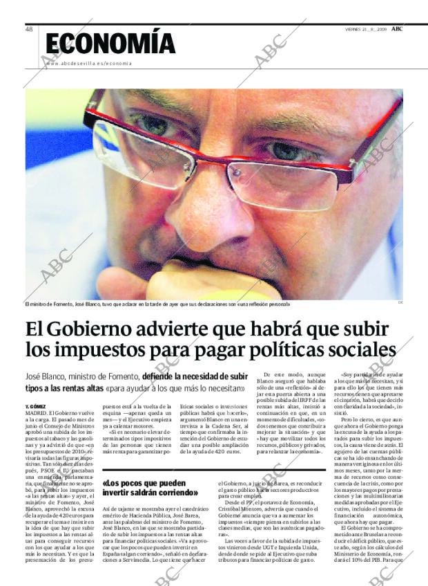 ABC SEVILLA 21-08-2009 página 48