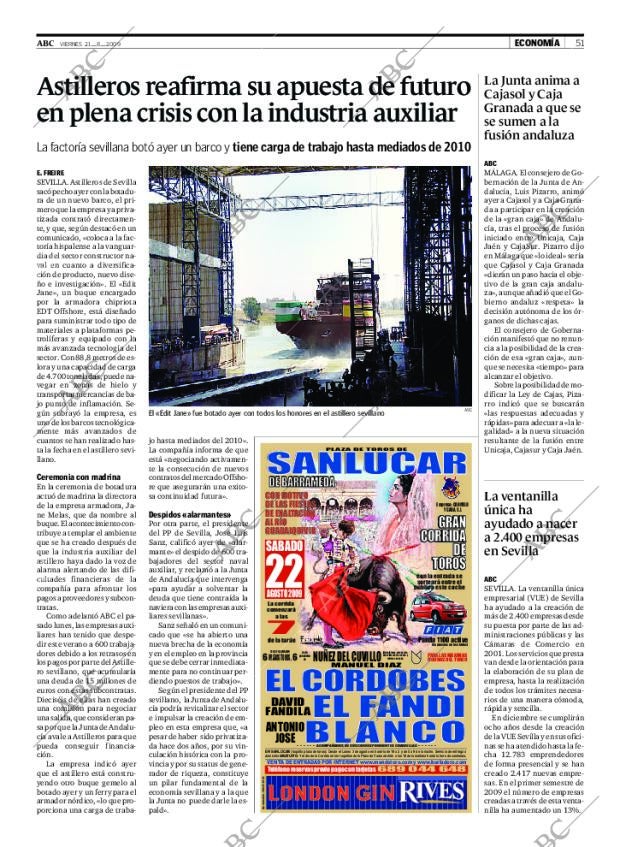 ABC SEVILLA 21-08-2009 página 51