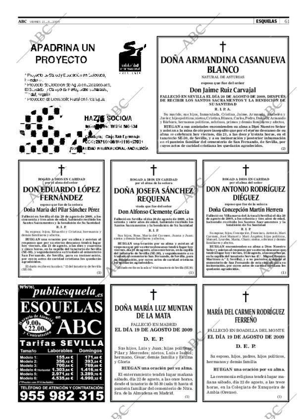 ABC SEVILLA 21-08-2009 página 61