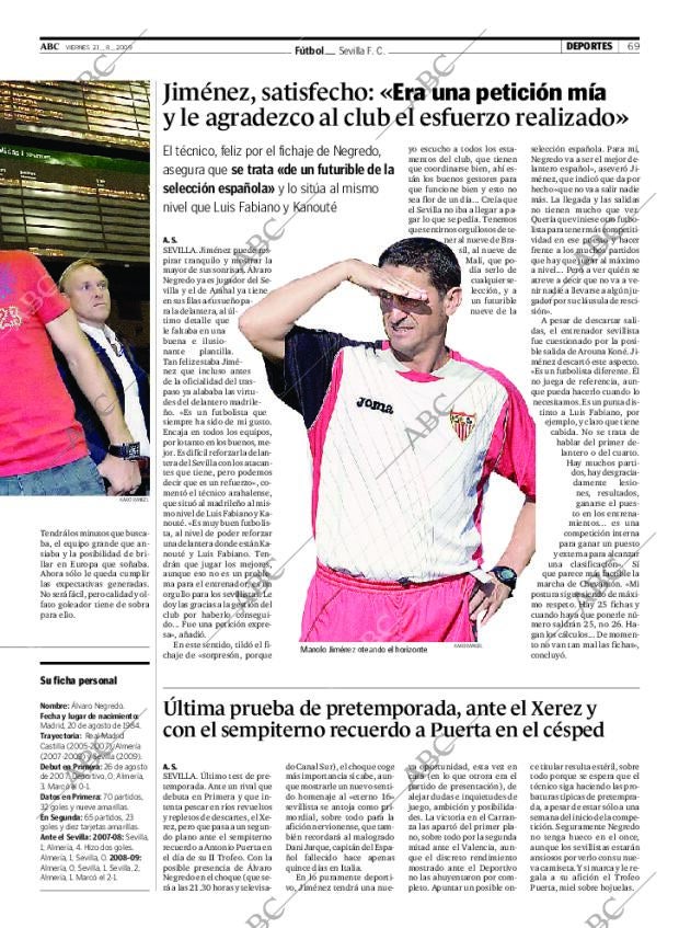 ABC SEVILLA 21-08-2009 página 69