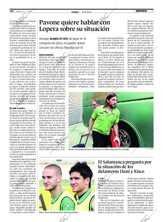 ABC SEVILLA 21-08-2009 página 71