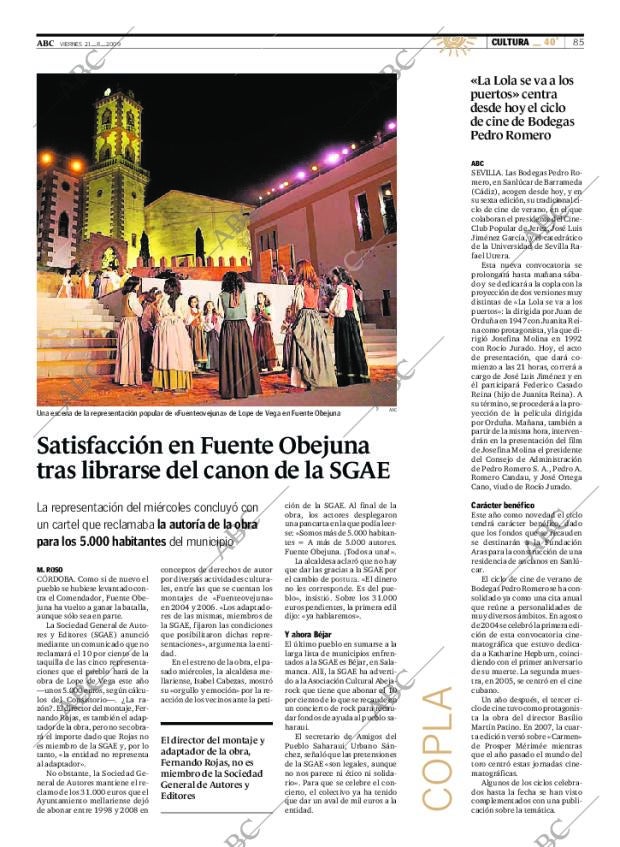 ABC SEVILLA 21-08-2009 página 85