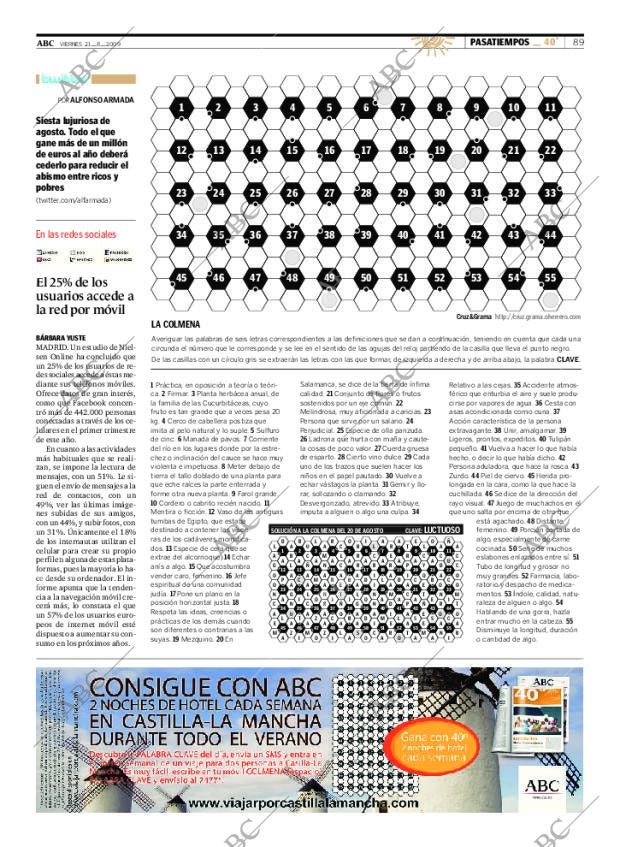 ABC SEVILLA 21-08-2009 página 89