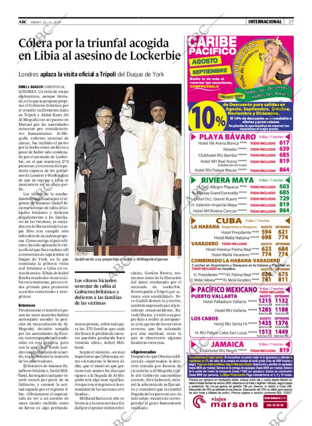 ABC MADRID 22-08-2009 página 27