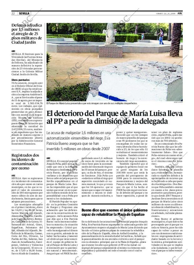 ABC SEVILLA 22-08-2009 página 22