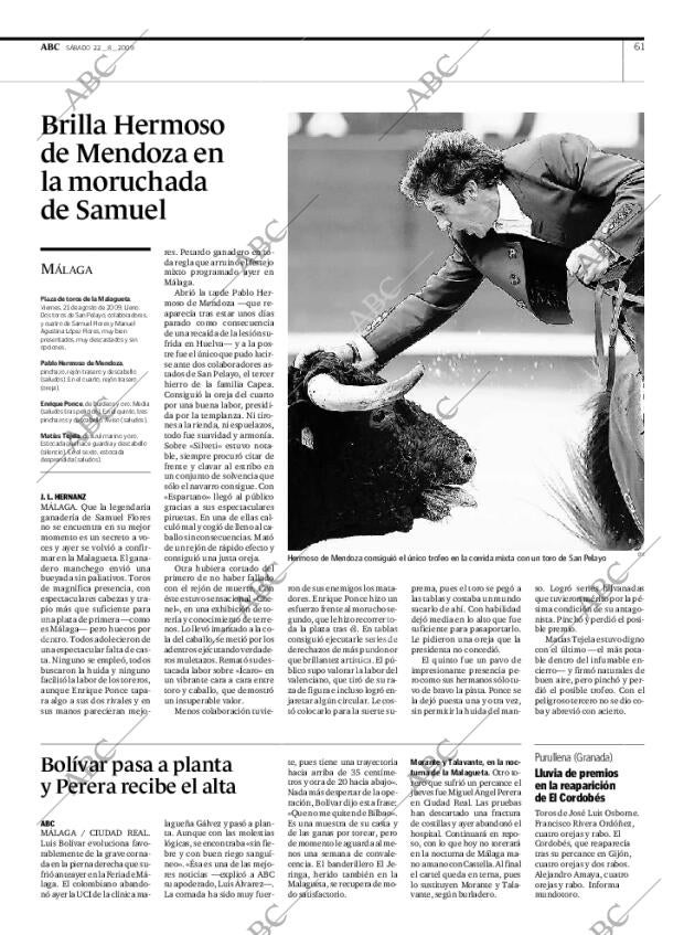 ABC SEVILLA 22-08-2009 página 61