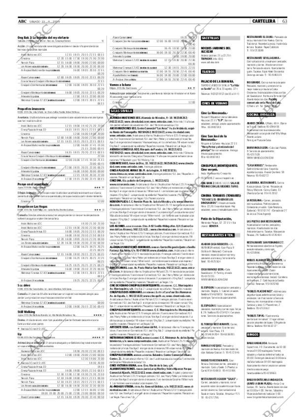 ABC SEVILLA 22-08-2009 página 63