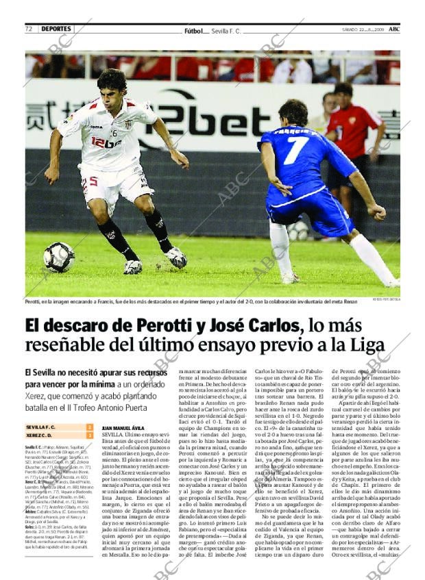 ABC SEVILLA 22-08-2009 página 72