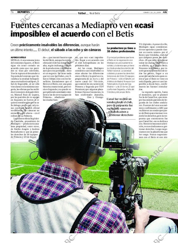 ABC SEVILLA 22-08-2009 página 76