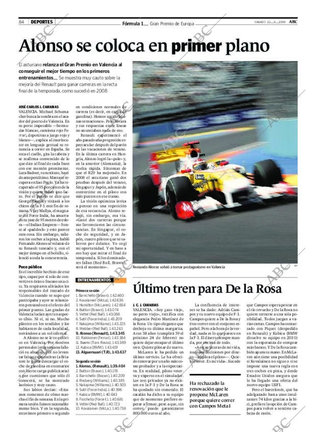 ABC SEVILLA 22-08-2009 página 84