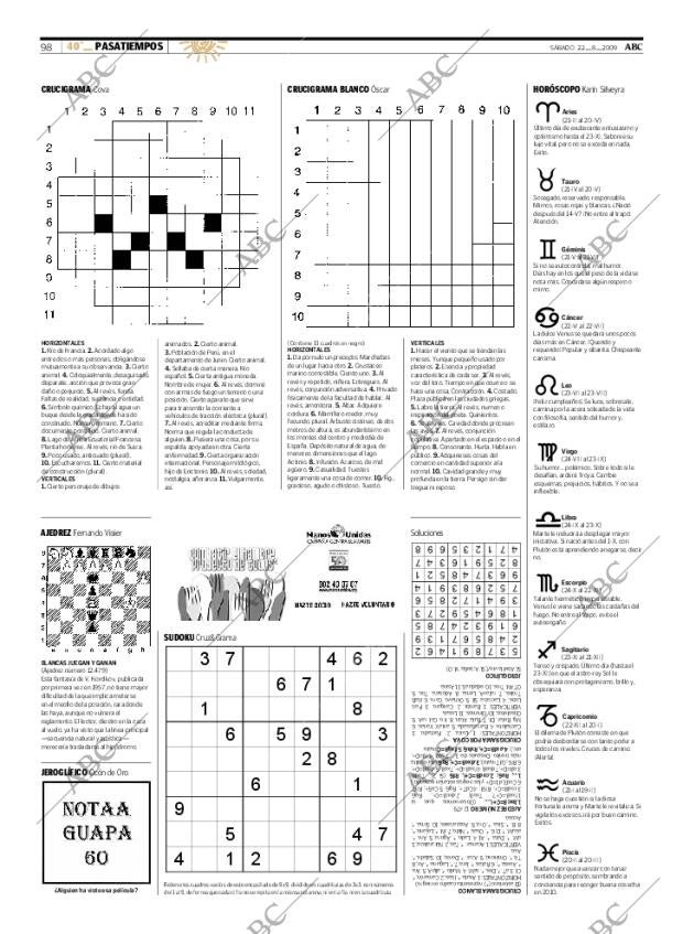 ABC SEVILLA 22-08-2009 página 98
