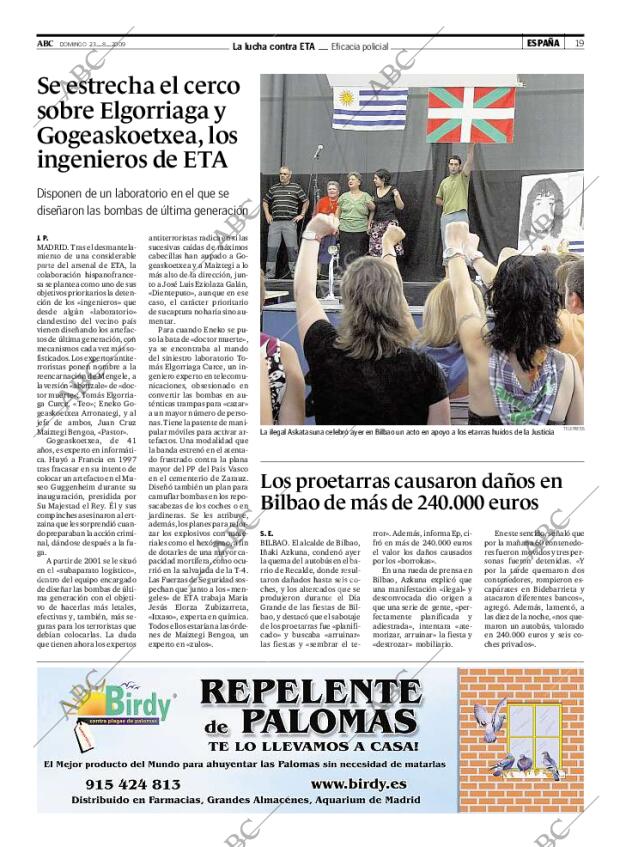 ABC MADRID 23-08-2009 página 19