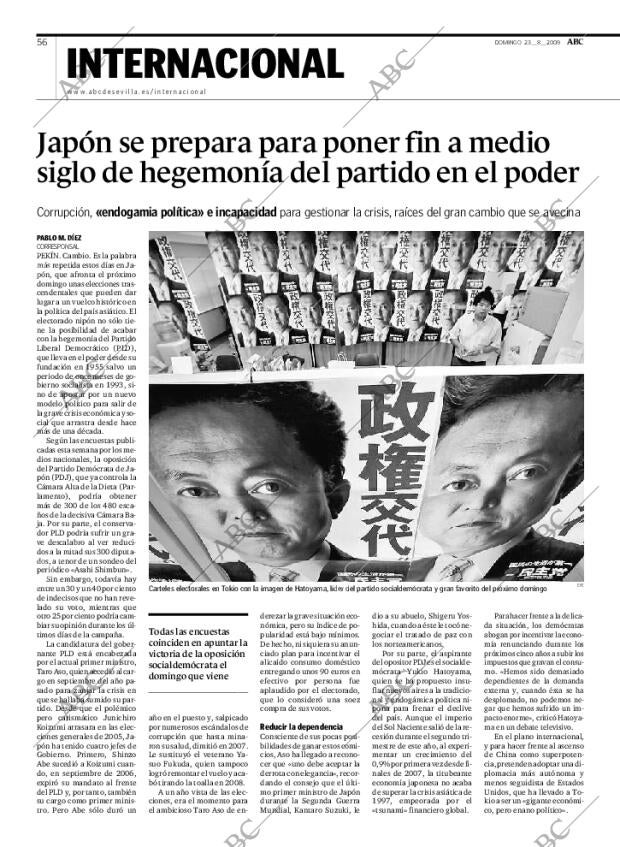 ABC SEVILLA 23-08-2009 página 56