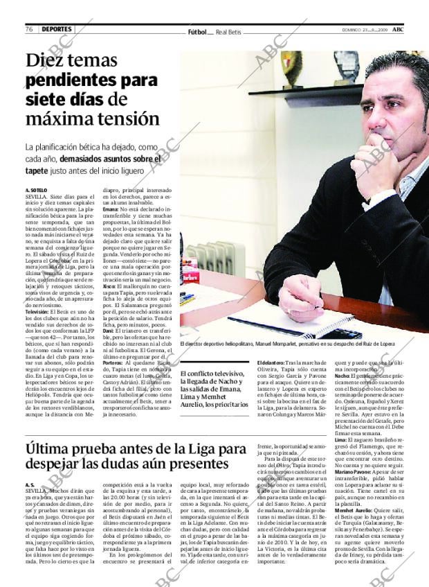 ABC SEVILLA 23-08-2009 página 76