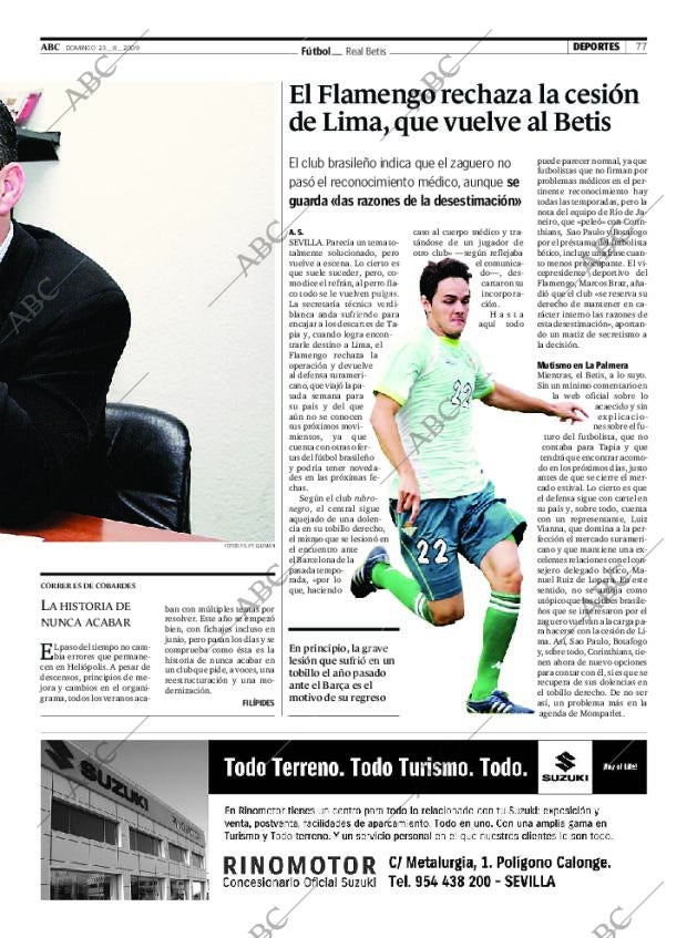 ABC SEVILLA 23-08-2009 página 77