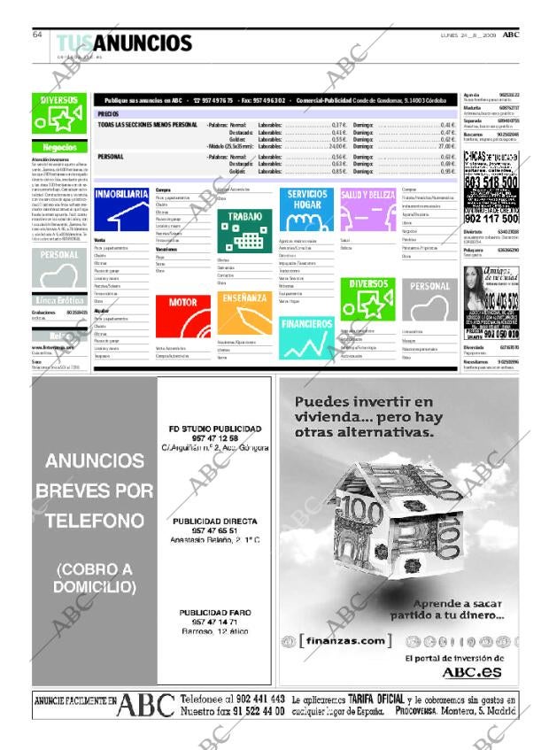 ABC CORDOBA 24-08-2009 página 64