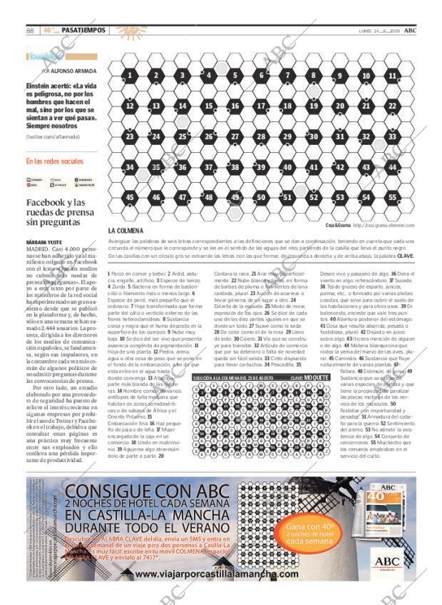 ABC MADRID 24-08-2009 página 88