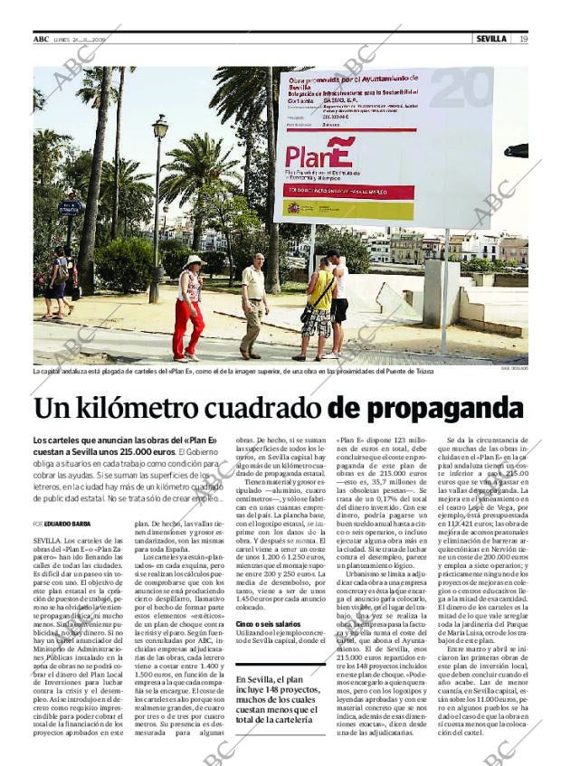 ABC SEVILLA 24-08-2009 página 19