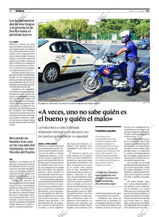ABC SEVILLA 24-08-2009 página 20