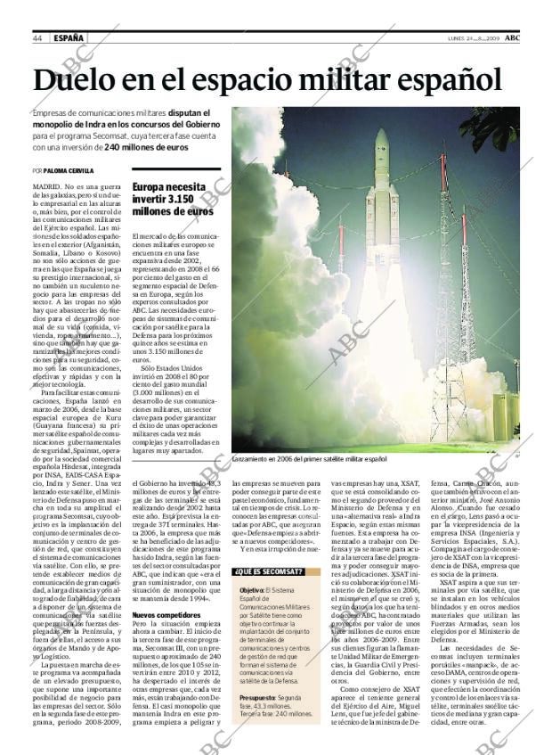 ABC SEVILLA 24-08-2009 página 44