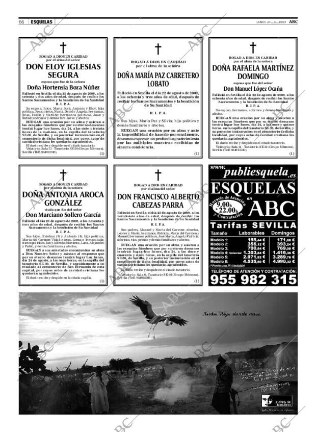 ABC SEVILLA 24-08-2009 página 66
