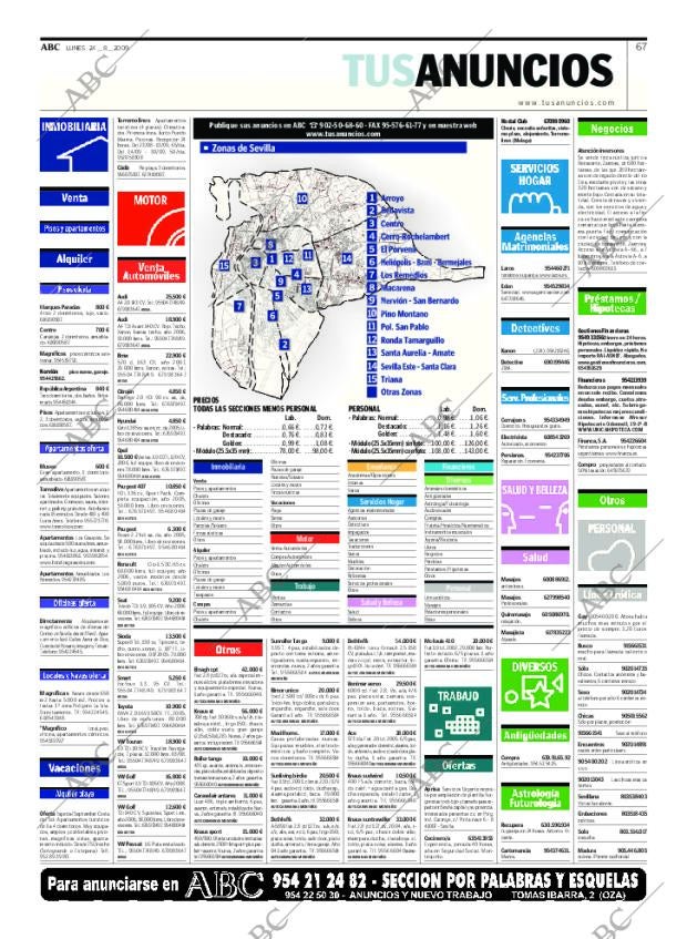 ABC SEVILLA 24-08-2009 página 67