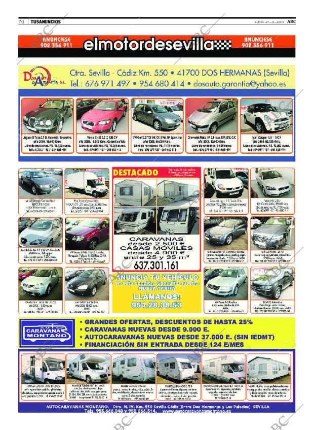 ABC SEVILLA 24-08-2009 página 70