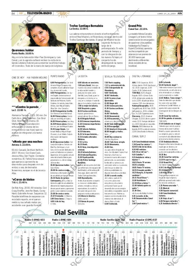ABC SEVILLA 24-08-2009 página 84
