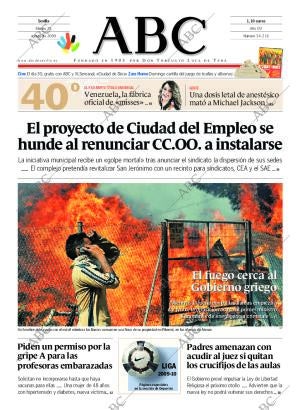 ABC SEVILLA 25-08-2009 página 1