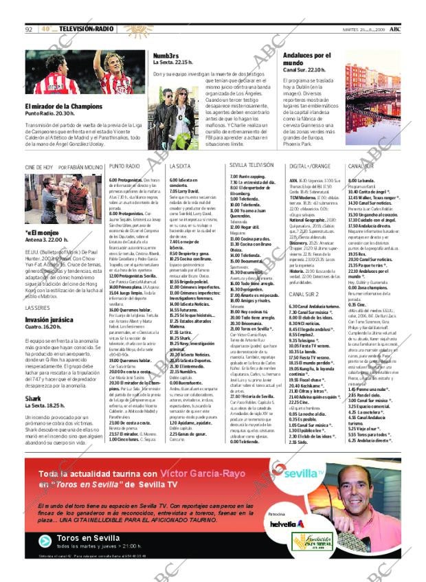 ABC SEVILLA 25-08-2009 página 92